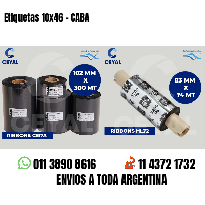Etiquetas 10x46 - CABA