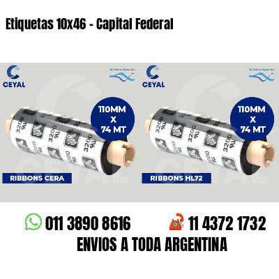 Etiquetas 10x46 - Capital Federal