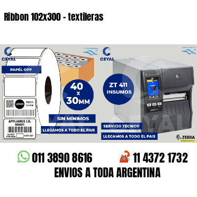 Ribbon 102x300 - textileras
