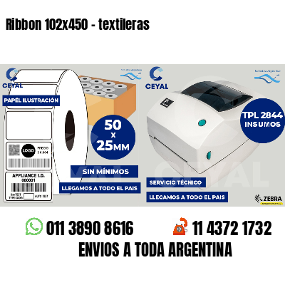 Ribbon 102x450 - textileras