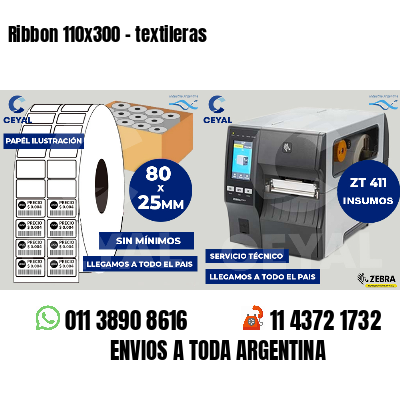 Ribbon 110x300 - textileras