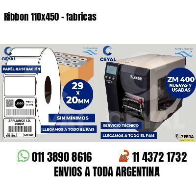 Ribbon 110x450 - fabricas