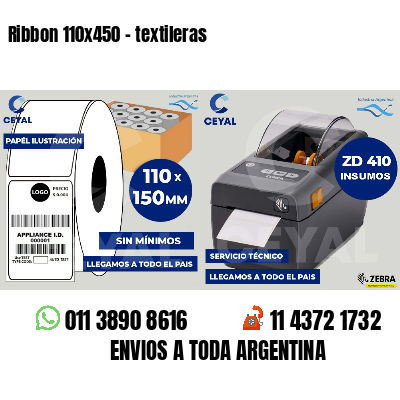 Ribbon 110x450 - textileras