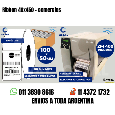 Ribbon 40x450 - comercios