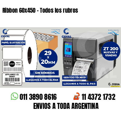Ribbon 60x450 - Todos los rubros