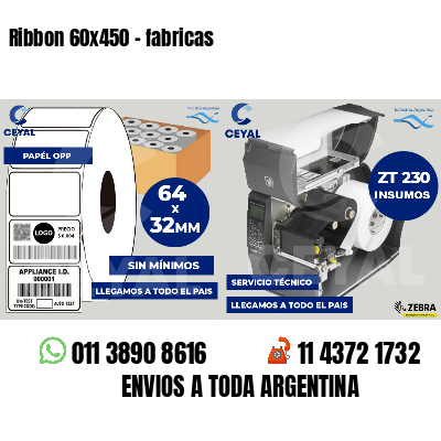 Ribbon 60x450 - fabricas