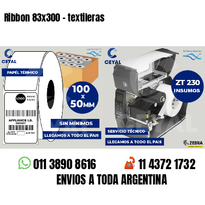 Ribbon 83x300 - textileras