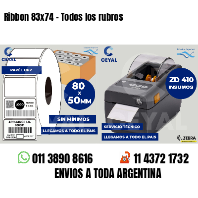 Ribbon 83x74 - Todos los rubros