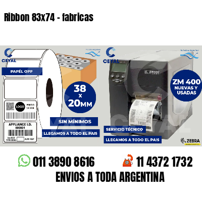 Ribbon 83x74 - fabricas