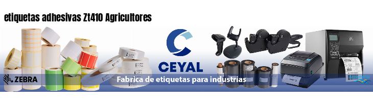 etiquetas adhesivas Zt410 Agricultores