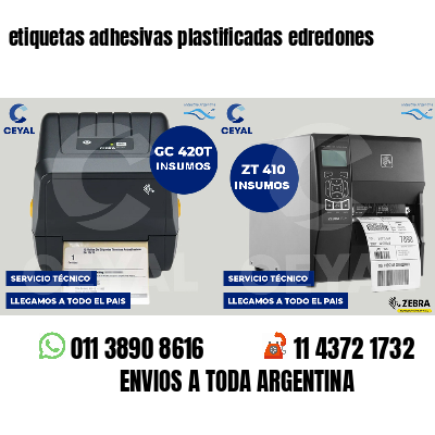 etiquetas adhesivas plastificadas edredones