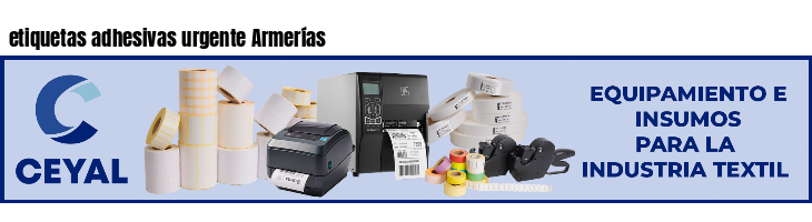 etiquetas adhesivas urgente Armerías