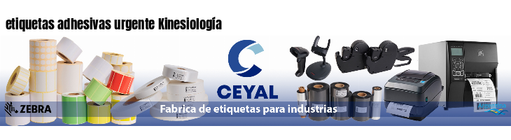 etiquetas adhesivas urgente Kinesiología