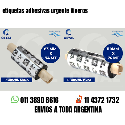 etiquetas adhesivas urgente Viveros