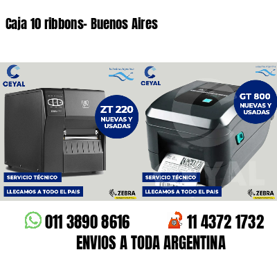 Caja 10 ribbons- Buenos Aires