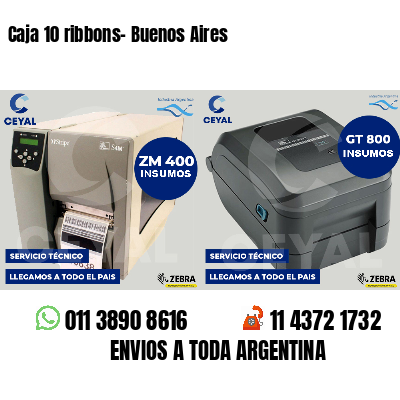 Caja 10 ribbons- Buenos Aires