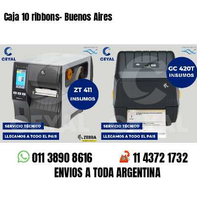 Caja 10 ribbons- Buenos Aires