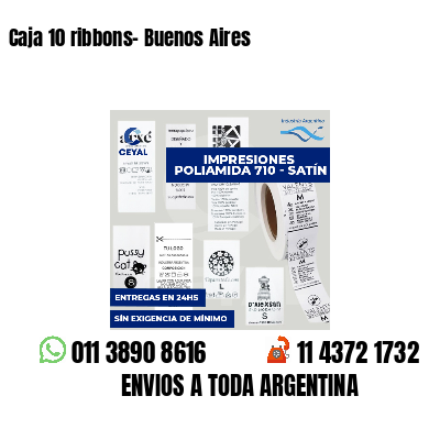Caja 10 ribbons- Buenos Aires
