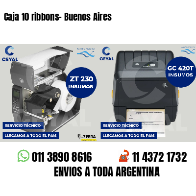Caja 10 ribbons- Buenos Aires