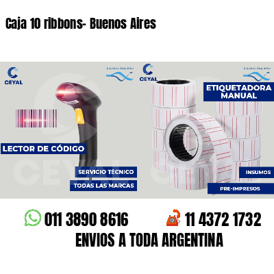 Caja 10 ribbons- Buenos Aires