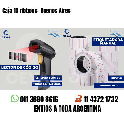 Caja 10 ribbons- Buenos Aires