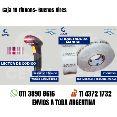 Caja 10 ribbons- Buenos Aires