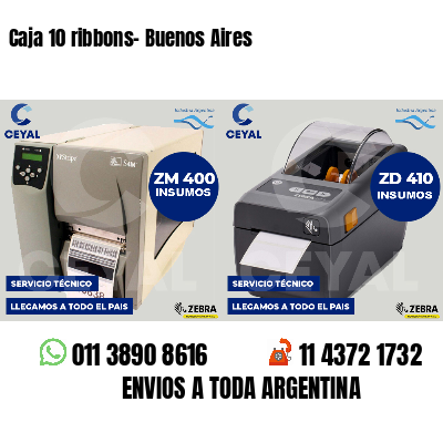 Caja 10 ribbons- Buenos Aires