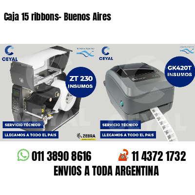 Caja 15 ribbons- Buenos Aires