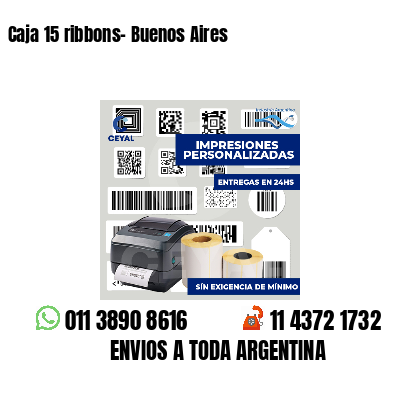 Caja 15 ribbons- Buenos Aires