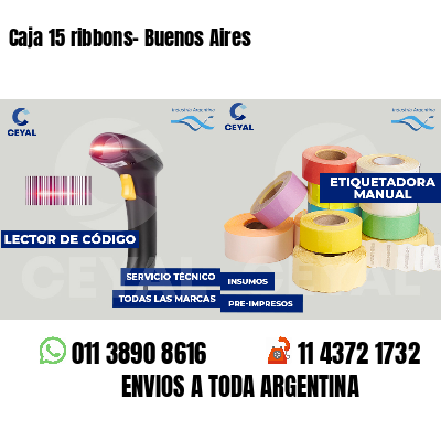 Caja 15 ribbons- Buenos Aires