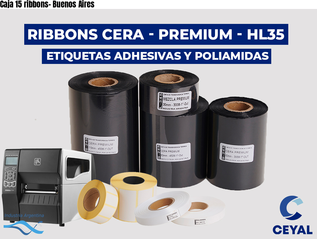 Caja 15 ribbons- Buenos Aires