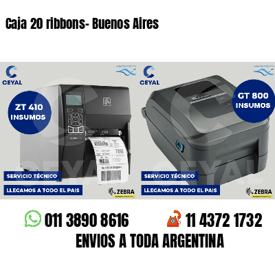 Caja 20 ribbons- Buenos Aires