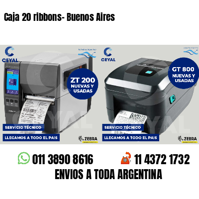Caja 20 ribbons- Buenos Aires