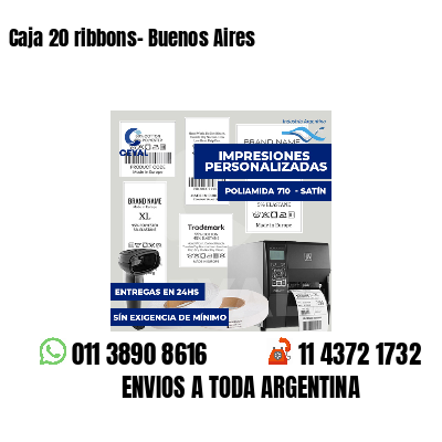 Caja 20 ribbons- Buenos Aires