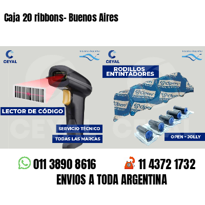 Caja 20 ribbons- Buenos Aires