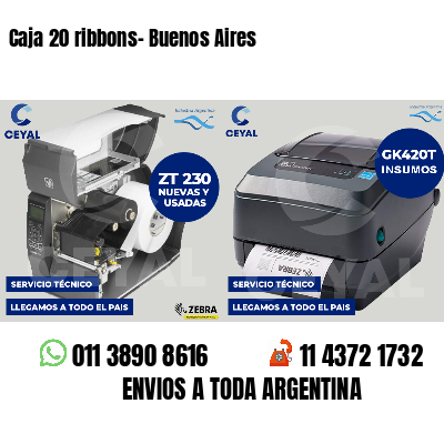Caja 20 ribbons- Buenos Aires