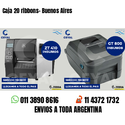 Caja 20 ribbons- Buenos Aires