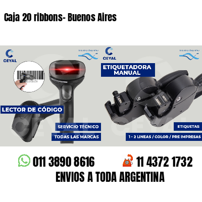 Caja 20 ribbons- Buenos Aires