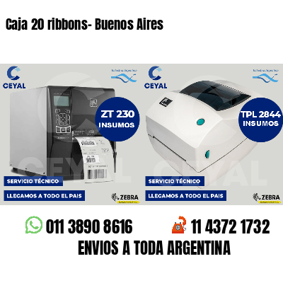 Caja 20 ribbons- Buenos Aires