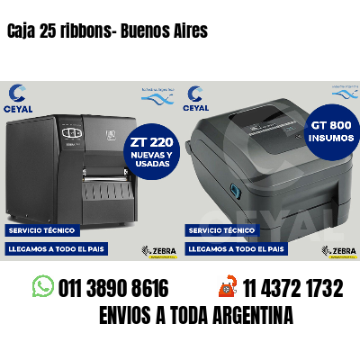 Caja 25 ribbons- Buenos Aires