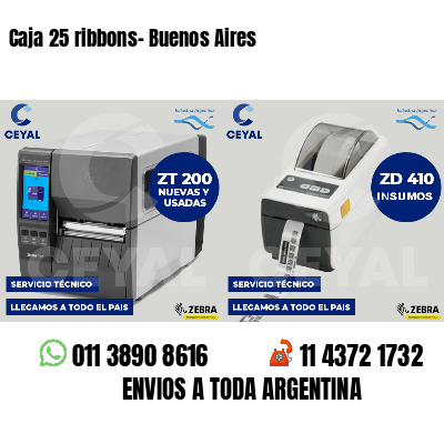 Caja 25 ribbons- Buenos Aires