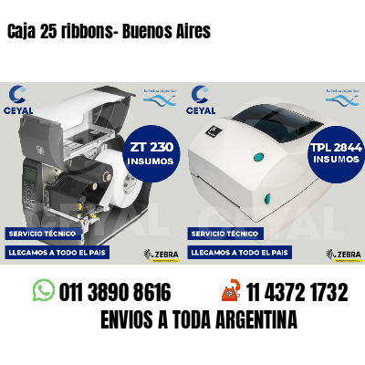Caja 25 ribbons- Buenos Aires
