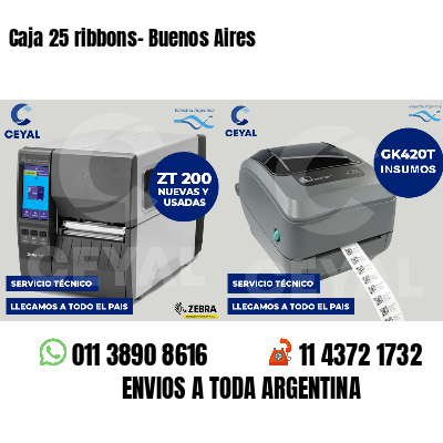 Caja 25 ribbons- Buenos Aires