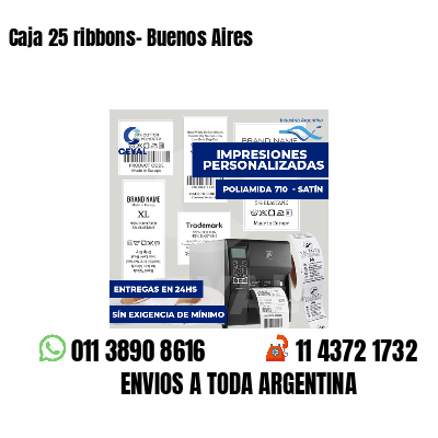 Caja 25 ribbons- Buenos Aires