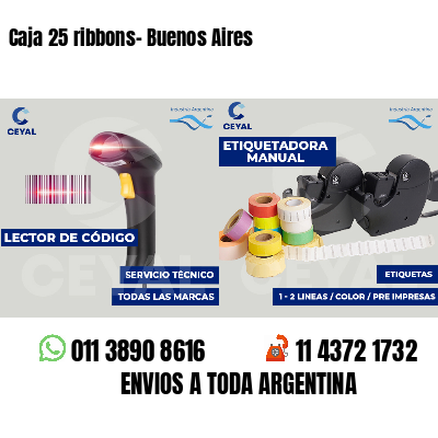 Caja 25 ribbons- Buenos Aires