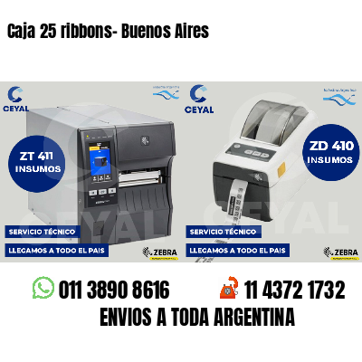 Caja 25 ribbons- Buenos Aires