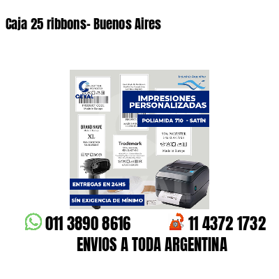 Caja 25 ribbons- Buenos Aires