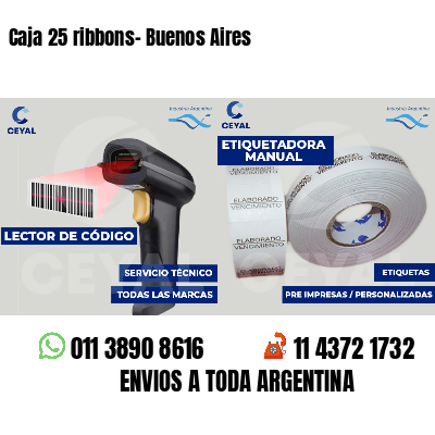 Caja 25 ribbons- Buenos Aires