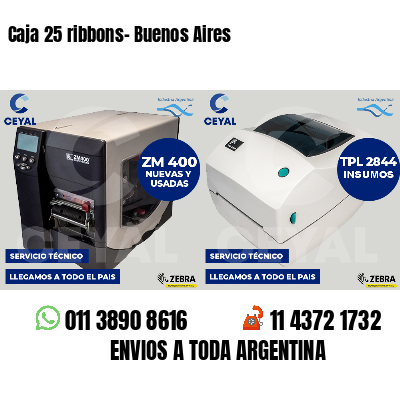 Caja 25 ribbons- Buenos Aires