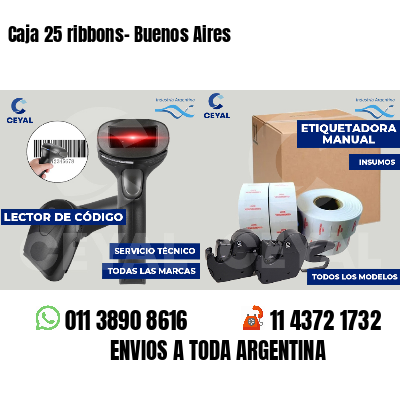 Caja 25 ribbons- Buenos Aires
